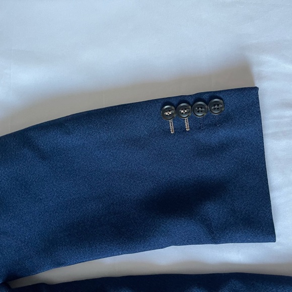 Brand new blue colour Harry Brown blazer set(blazer, vest and pants). - Picture 3 of 10